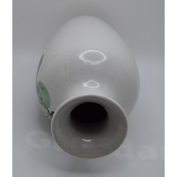 Brinn's Pittsburgh Ceramic Flowered Vase - Vintage Hand Painted Made in Taiwan - Picture 5 of 7